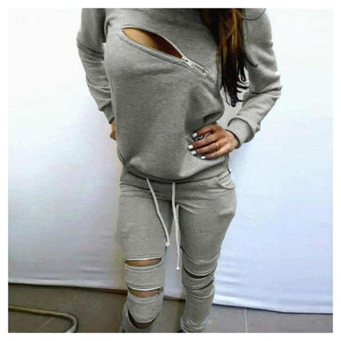 2 Piece Tracksuits-Hoodies & Sweatshirts-zanzea001 Store-PLATINUM REXZ-PREXZ