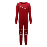 2 Piece Tracksuits-Hoodies & Sweatshirts-zanzea001 Store-Wine Red-S-PLATINUM REXZ-PREXZ