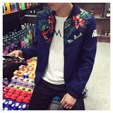 2016 New Arrival Floral Men Jacket-Jackets-Eric's-PLATINUM REXZ-PREXZ