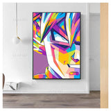 Super Sayian Retro Wall ArtZ-Painting & Calligraphy-LS Art 997 Store-PLATINUM REXZ-PREXZ