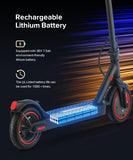 PREXZ Electric Foldable Scooter 🛴 | 18.6mph Adult EScooter 8.5Inch 350W with App