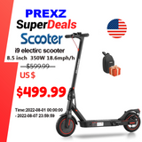 PREXZ Electric Foldable Scooter 🛴 | 18.6mph Adult EScooter 8.5Inch 350W with App