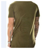 Army Ribbed Biker Tee-T-Shirts-Ding li Electronic commerce co., LTD-PLATINUM REXZ-PREXZ