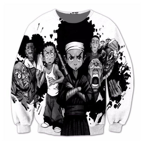 Boondocks Crewneck-Hoodies & Sweatshirts-DIY Factory-PLATINUM REXZ-PREXZ