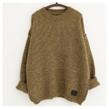 Buderry Loose Sweater-Pullovers-Summer Fashion Costume CO.,LTD-Green-PLATINUM REXZ-PREXZ