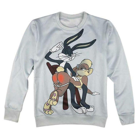 Bugs Bunny Sweater-Hoodies & Sweatshirts-Era Dyehouse Factory Outlet-PLATINUM REXZ-PREXZ