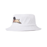 Bulldog Bucket Hat-Bucket Hats-Fashion Jewelry Heaven-PLATINUM REXZ-PREXZ