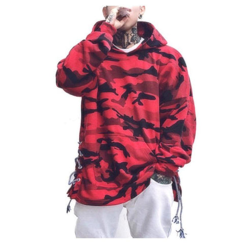 Camouflage Hoodie-Hoodies & Sweatshirts-HEYGUYS streetwear Store-PLATINUM REXZ-PREXZ