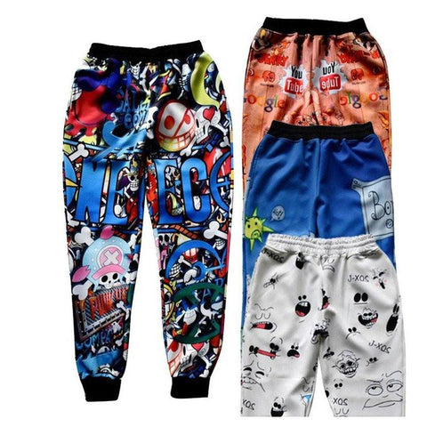 Cartoon Print Joggers [18]-Casual Pants-GuangZhou Raisevern International Clothing Co. Ltd-PLATINUM REXZ-PREXZ