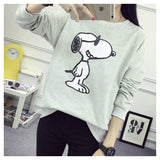 Cartoon Sweatshirt 2-Hoodies & Sweatshirts-BELLE FASHION SHOP-gray-M-PLATINUM REXZ-PREXZ