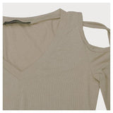 Casual Bandage V T-shirt-Blouses & Shirts-zanzea001 Store-PLATINUM REXZ-PREXZ