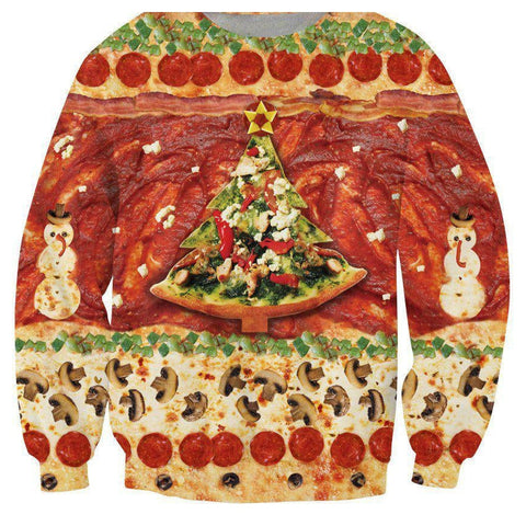 Christmas Pizza Crew-Hoodies & Sweatshirts-Ebates-PLATINUM REXZ-PREXZ