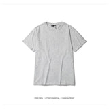 Classic Solid TEE-T-Shirts-HIDOPE STREET WEAR HIPHOP SHOP-Gray-S-PLATINUM REXZ-PREXZ