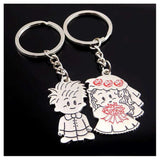 Couple Keychain-Key Chains-Magic Jewelry Box-9-PLATINUM REXZ-PREXZ