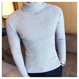 DaBaby Style Slim PREXZ Turtleneck-Turtelneck Sweater-LEGIBLE officia Store-GREY THIN STRIPE-S-PLATINUM REXZ-PREXZ