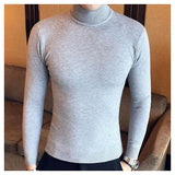 DaBaby Style Slim PREXZ Turtleneck-Turtelneck Sweater-LEGIBLE officia Store-SOLID GREY-S-PLATINUM REXZ-PREXZ