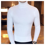 DaBaby Style Slim PREXZ Turtleneck-Turtelneck Sweater-LEGIBLE officia Store-SOLID WHITE-S-PLATINUM REXZ-PREXZ