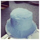 Denim Bucket Hat-Bucket Hats-HengMao's Store-PLATINUM REXZ-PREXZ