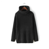 European Loose Turtleneck-Pullovers-DressLucky Beauty Store-Black-PLATINUM REXZ-PREXZ