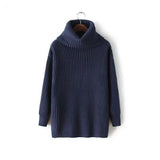 European Loose Turtleneck-Pullovers-DressLucky Beauty Store-Navy as picture-PLATINUM REXZ-PREXZ