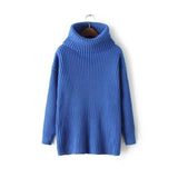 European Loose Turtleneck-Pullovers-DressLucky Beauty Store-Royal blue-PLATINUM REXZ-PREXZ