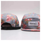 Five Panel Diamond Snapback-Baseball Caps-FD Women's Clothing-15-PLATINUM REXZ-PREXZ