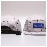 Five Panel Diamond Snapback-Baseball Caps-FD Women's Clothing-9-PLATINUM REXZ-PREXZ