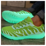 Flame On LED Shoes-Men's Casual Shoes-Jvi men-Green-4.5-PLATINUM REXZ-PREXZ