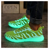 Flame On LED Shoes-Men's Casual Shoes-Jvi men-PLATINUM REXZ-PREXZ