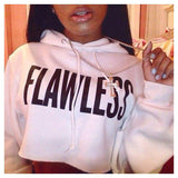 Flawless Women's Crop Hoodie-Hoodies & Sweatshirts-northfashion-PLATINUM REXZ-PREXZ