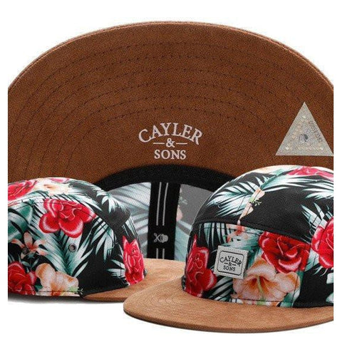 Floral Snapback-Baseball Caps-TopHipHop-PLATINUM REXZ-PREXZ