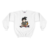 Goku Bape Crewneck-PLATINUM REXZ-White-S-PLATINUM REXZ-PREXZ