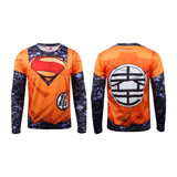 Goku Superman Army Compression Shirt-T-Shirts-Smartdoo Store-PLATINUM REXZ-PREXZ