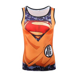 Goku Superman Army Compression Shirt-T-Shirts-Smartdoo Store-PLATINUM REXZ-PREXZ