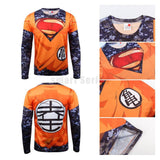 Goku Superman Army Compression Shirt-T-Shirts-Smartdoo Store-PLATINUM REXZ-PREXZ