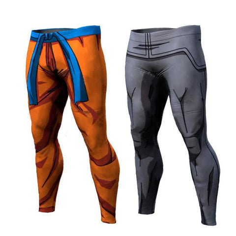 Goku Vegeta Compression Trousers-Casual Pants-Smartdoo Store-PLATINUM REXZ-PREXZ