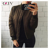 Green & Black Bomber Jacket-Basic Jackets-RZIV-PLATINUM REXZ-PREXZ