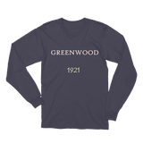 Greenwood 1921 Unisex Long Sleeve T-Shirt-PLATINUM REXZ-Asphalt-S-PLATINUM REXZ-PREXZ