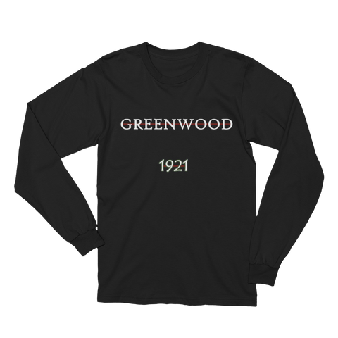 Greenwood 1921 Unisex Long Sleeve T-Shirt-PLATINUM REXZ-Black-S-PLATINUM REXZ-PREXZ