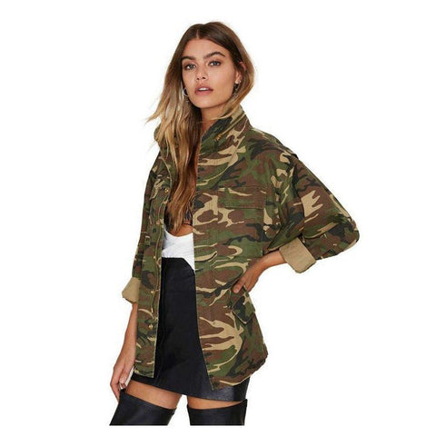 Haoduoyi Loose Camouflage Coat-Basic Jackets-NEW FASHIONS-PLATINUM REXZ-PREXZ