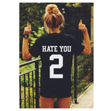 HATE YOU 2 TEE Uninsex-T-Shirts-XQ Beads Store-PLATINUM REXZ-PREXZ