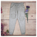 High Waist Ripped Pants-Pants & Capris-Romeo & Juliet Clothes Store-PLATINUM REXZ-PREXZ