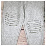 High Waist Ripped Pants-Pants & Capris-Romeo & Juliet Clothes Store-PLATINUM REXZ-PREXZ