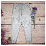 High Waist Ripped Pants-Pants & Capris-Romeo & Juliet Clothes Store-PLATINUM REXZ-PREXZ