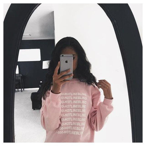 Hotline Bling Sweater-Hoodies & Sweatshirts-Stylish Harajuku-PLATINUM REXZ-PREXZ