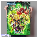 Infinity Saiyan HD Quality Canvas-Painting & Calligraphy-WXDUUZ Aimee Store-21cmX30cmA4 No Frame-Broly Super HD Canvas-PLATINUM REXZ-PREXZ