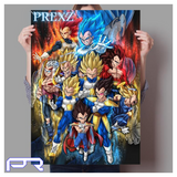 Infinity Saiyan HD Quality Canvas-Painting & Calligraphy-WXDUUZ Aimee Store-21cmX30cmA4 No Frame-Vegeta Super HD Canvas-PLATINUM REXZ-PREXZ