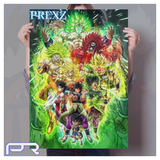 Infinity Saiyan HD Quality Canvas-Painting & Calligraphy-WXDUUZ Aimee Store-PLATINUM REXZ-PREXZ