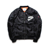 Kanji Bomber Jacket-Jackets-Ding li Electronic commerce co., LTD-Black-L-PLATINUM REXZ-PREXZ