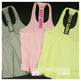 Keep Going Fitness Tank-Tank Tops-Shanghai Jiexun trading company ltd .-PLATINUM REXZ-PREXZ